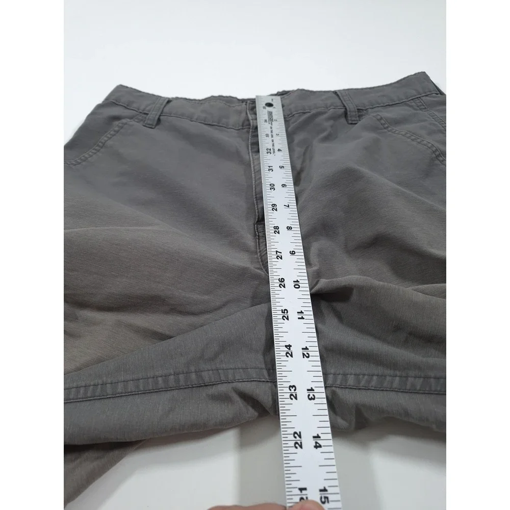 VTG Levis SilverTab Cargo Shorts Youth XL Gray Nylon 12